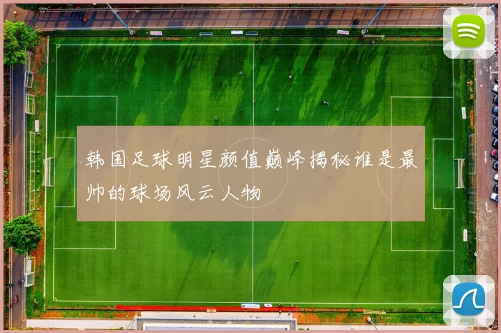 韩国足球明星颜值巅峰揭秘谁是最帅的球场风云人物